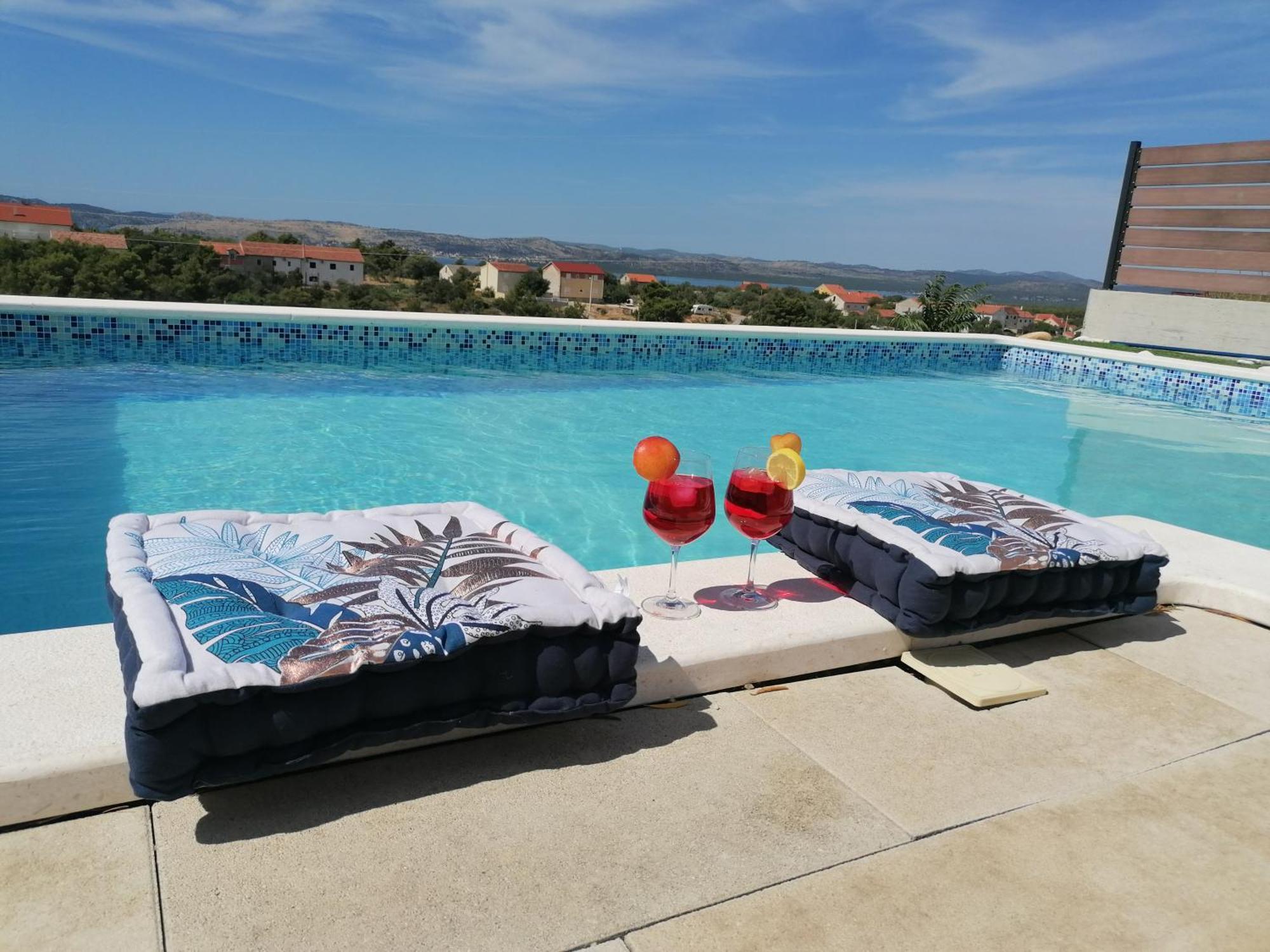 Villa Scolopax Rusticola Skradin With Heated Pool Kültér fotó