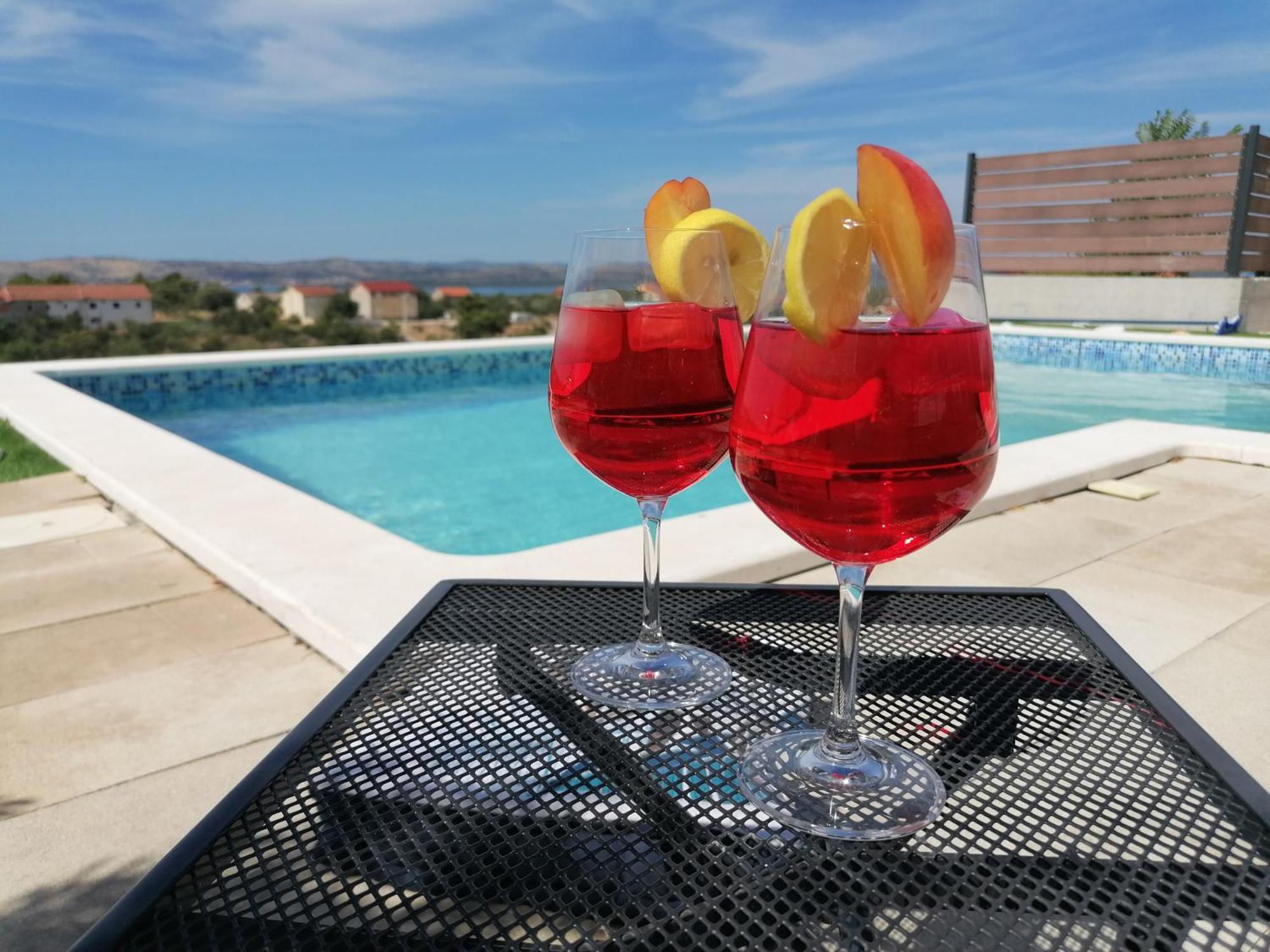 Villa Scolopax Rusticola Skradin With Heated Pool Kültér fotó