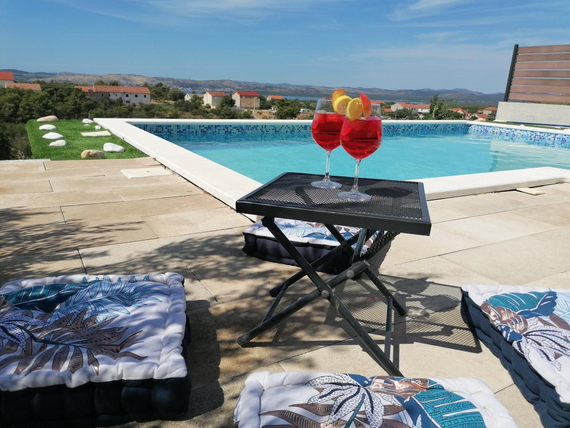 Villa Scolopax Rusticola Skradin With Heated Pool Kültér fotó
