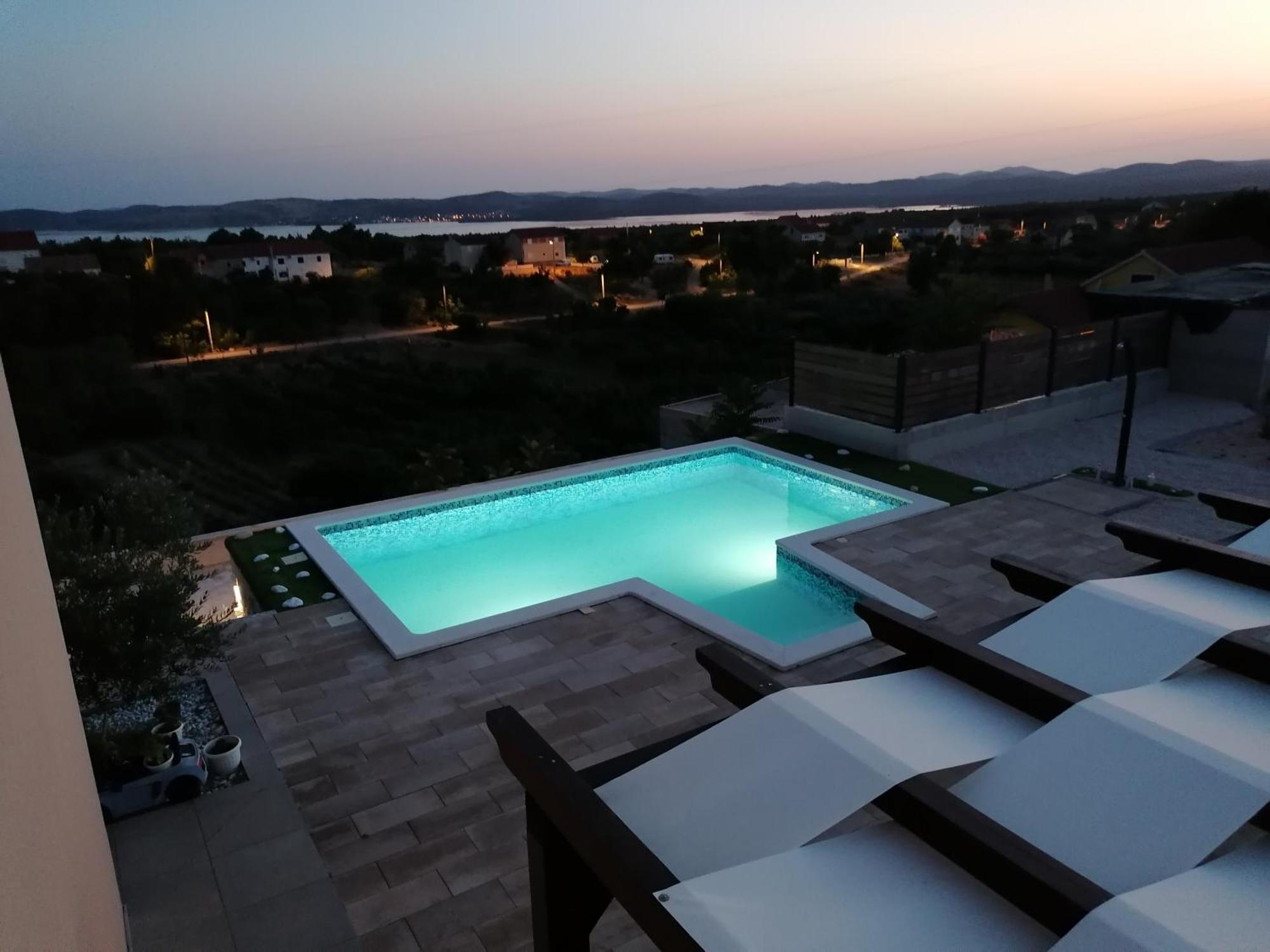 Villa Scolopax Rusticola Skradin With Heated Pool Kültér fotó