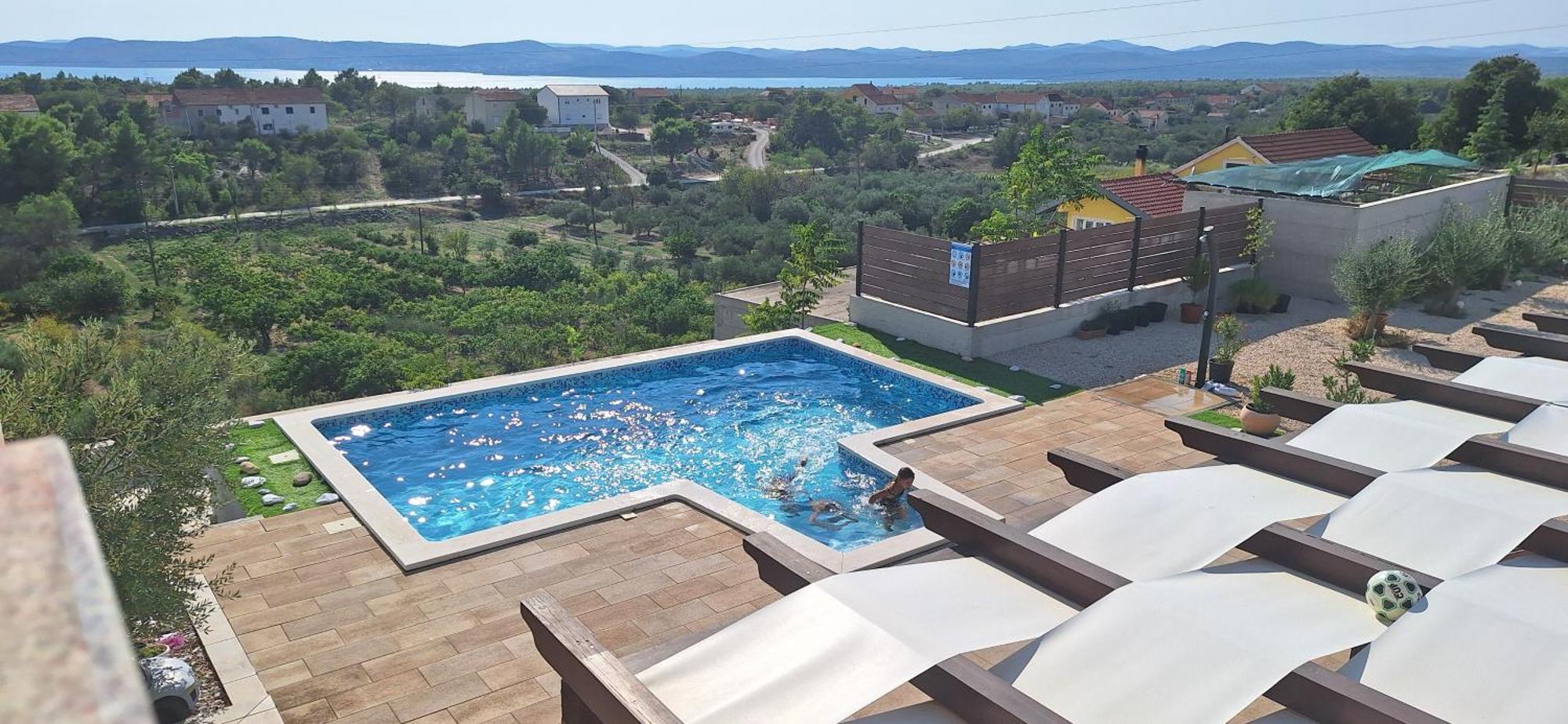 Villa Scolopax Rusticola Skradin With Heated Pool Kültér fotó